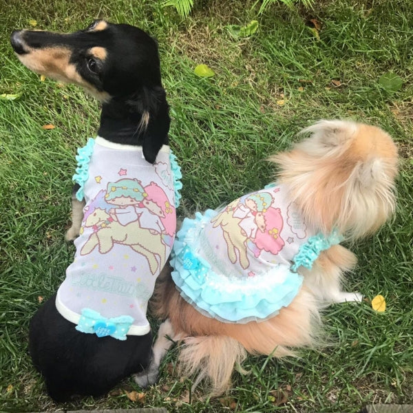 オッティ Otty キキ&ララ コラボ・ポイントプリントCOOLメッシュタンク&ワンピ【小型犬 犬服 ウエア ワンピース ドレス トップス タンク セレブ ひんやり 】