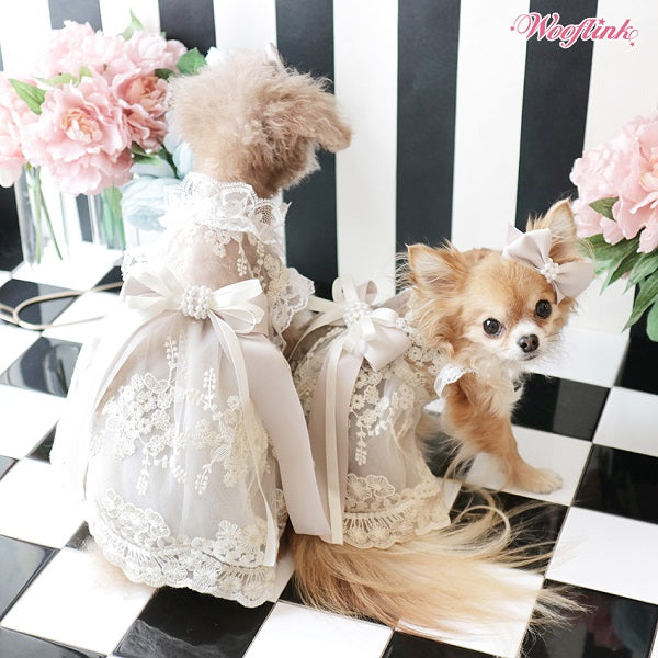 ウーフリンク WOOFLINK LITTLE PRINCESS【小型犬 犬服 ウエア ワンピース ドレス セレブ】