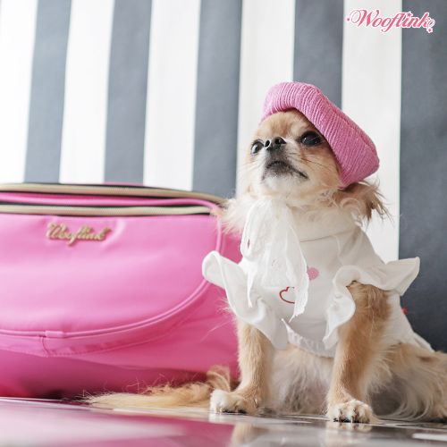 ウーフリンク WOOFLINK HEARTSSS ♥【小型犬 犬服 ウエア トップス Tシャツ カットソー セレブ】