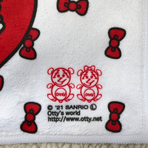 オッティ ハローキティ Otty×HELLO KITTY タオルハンカチ【ペット ママ用 オーナー様用 タオル ハンカチ】