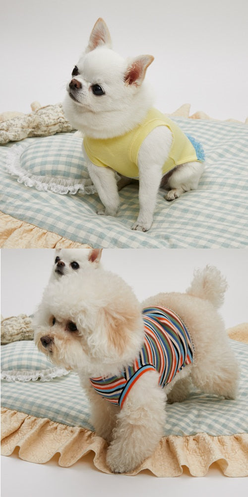 ルイスドッグ louisdog Glitter Sleeveless【小型犬 犬服 ウエア トップス Tシャツ タンク セレブ】