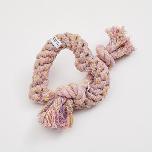 ルイスドッグ louisdog Heart Rope Toy【小型犬 犬用 ペット ロープ トーイ セレブ】