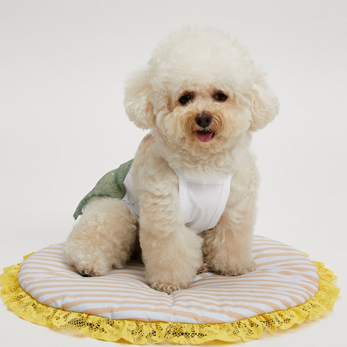 ルイスドッグ louisdog Sage Green Crochet Sleeveless【小型犬 犬服 ウエア トップス キャミ セレブ】
