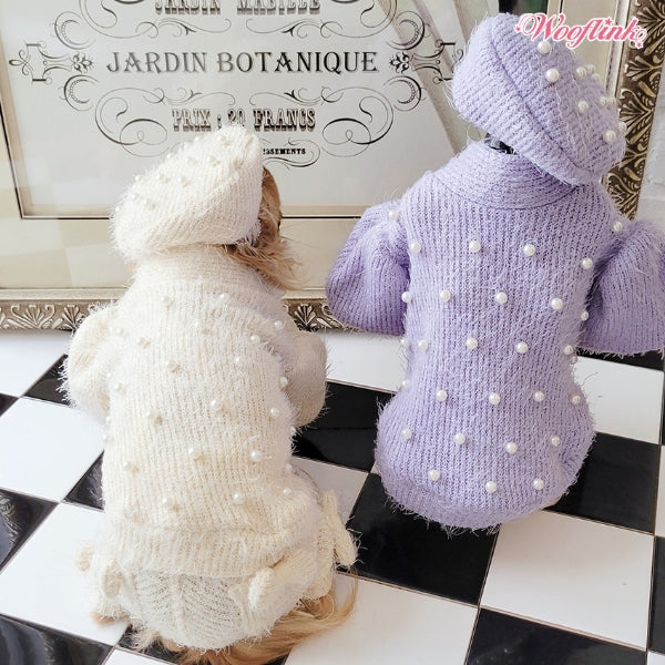 ウーフリンク WOOFLINK SPRINKLES【小型犬 犬服 ウエア トップス ニット セーター セレブ】