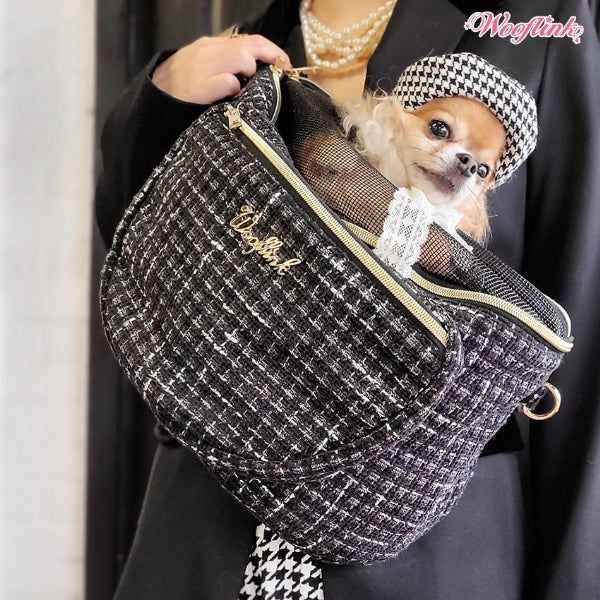 ウーフリンク WOOFLINK HUG ME BAG ♥ TWEED【小型犬 犬用 ペット キャリーバッグ セレブ】
