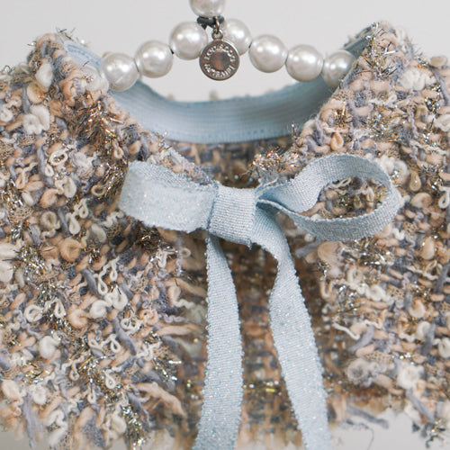 ルイスドッグ louisdog Gorgeous Tweed Cape【小型犬 襟 ケープ アクセサリー セレブ】