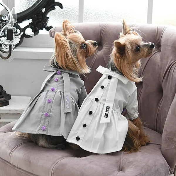 アナ スイ ANNA SUI リボンタイシャツワンピース【小型犬 犬服 ウエア ワンピース ドレス セレブ】