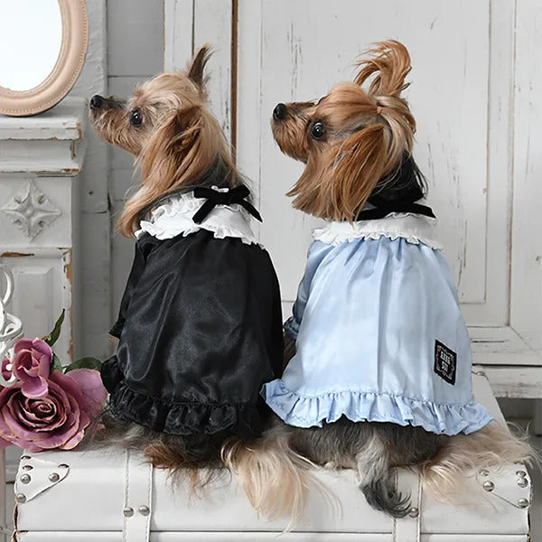 アナ スイ ANNA SUI サテンワンピース【小型犬 犬服 ウエア ワンピース ドレス セレブ】