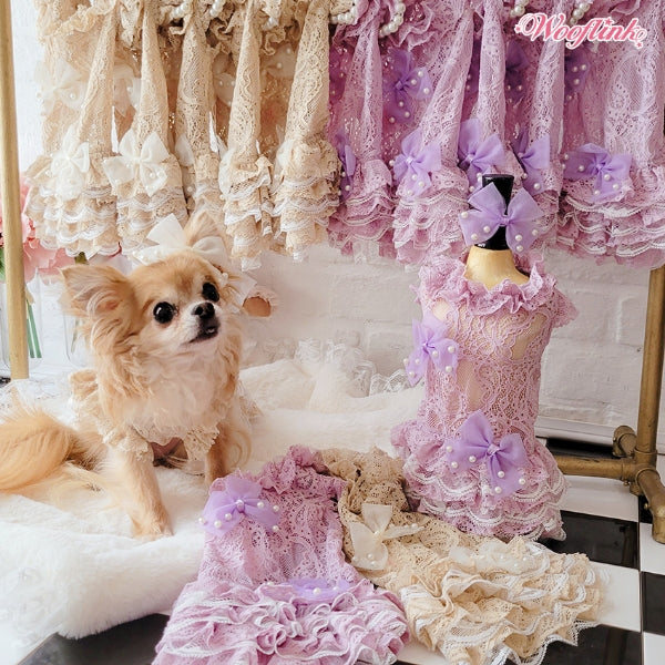 ウーフリンク WOOFLINK ROMANTIC SUMMER【小型犬 犬服 ウエア スカート ドレス ワンピース セレブ】