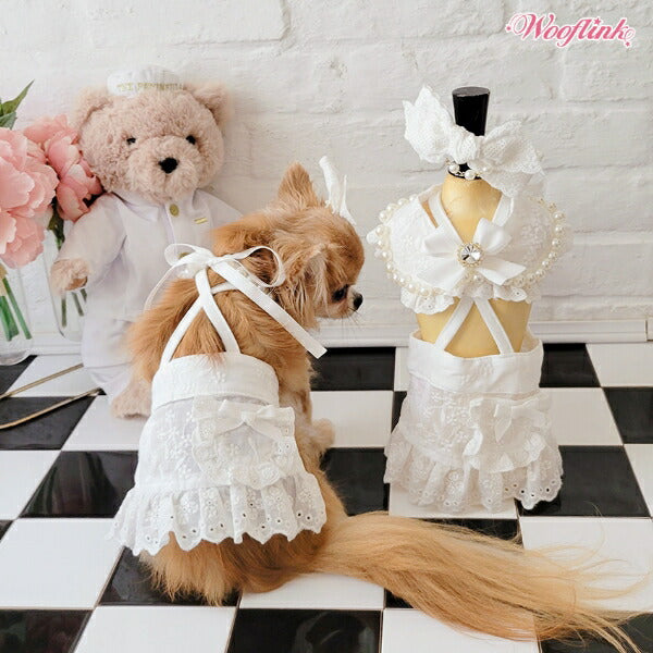 ウーフリンク WOOFLINK TRES BEAU SKIRT【小型犬 犬服 ウエア ワンピース ドレス スカート セレブ】 送料無料