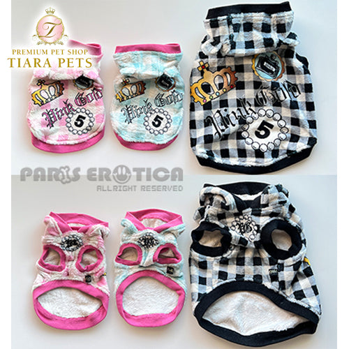 ☆受注生産☆パリエロ PARIERO PG block-check Hoodie【小型犬 犬服 ウエア トップス パーカ セレブ】 – TIARA  PETS