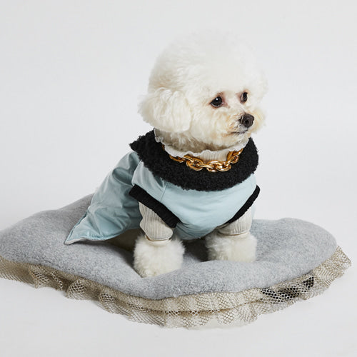 ルイスドッグ louisdog Bubble Collar Jacket【犬服 小型犬 ウエア アウター 上着 ジャケット コート セレブ】