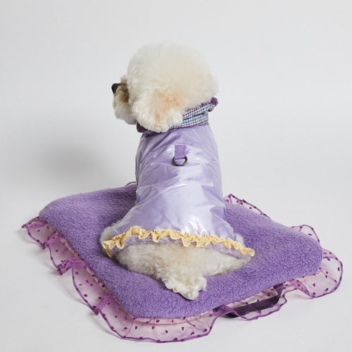 ルイスドッグ louisdog Walking Jacket/Shine Purple【犬服 小型犬 ウエア アウター 上着 ジャケット コート セレブ】