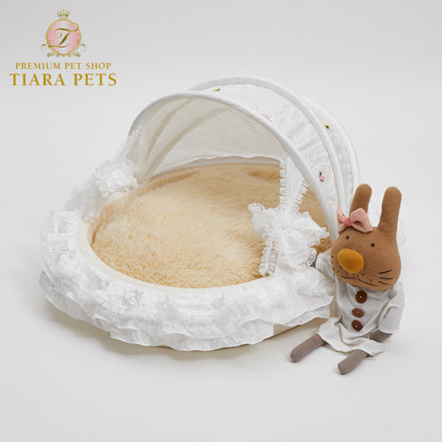 ルイスドッグ louisdog Snow White Cradle【小型犬 ベッド ベッド ソファ カドラー セレブ】 – TIARA PETS