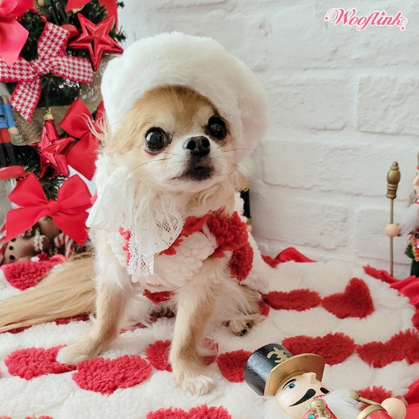 ウーフリンク WOOFLINK HEARTS VEST【小型犬 犬服 ウエア アウター ジャケット コート ベスト セレブ】