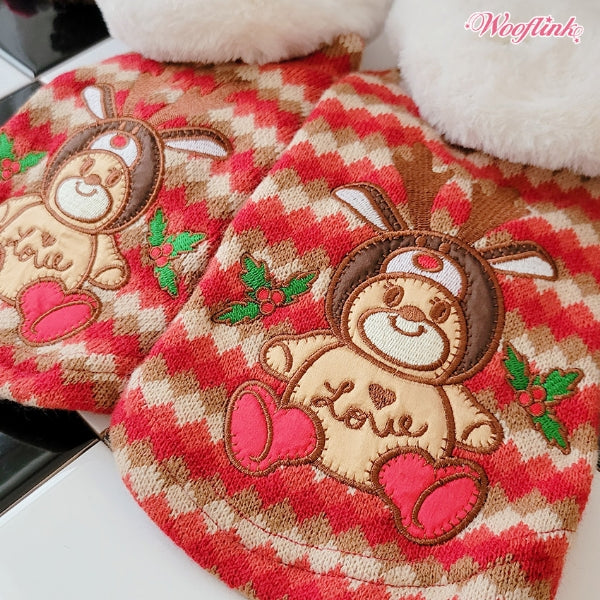 ウーフリンク WOOFLINK REINDEER BB TURTLENECK【小型犬 犬服 ウエア トップス ニット セーター セレブ】