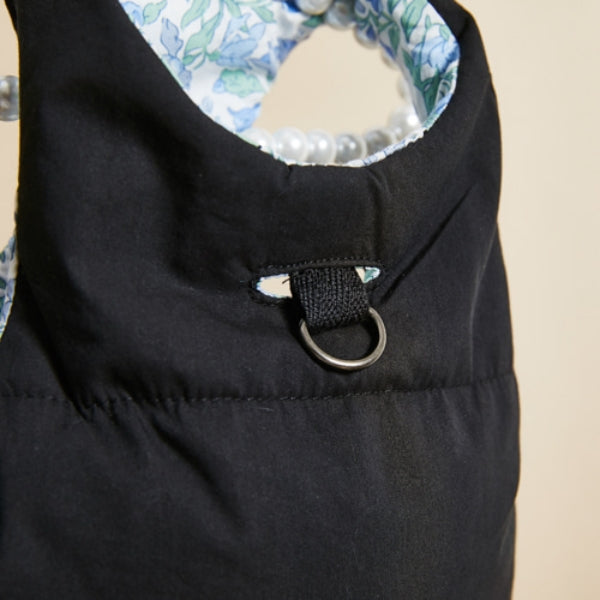 ルイスドッグ louisdog Reversible Liberty Walking Padded Vest/Black【小型犬 犬服 ウエア トップス ベスト セレブ】