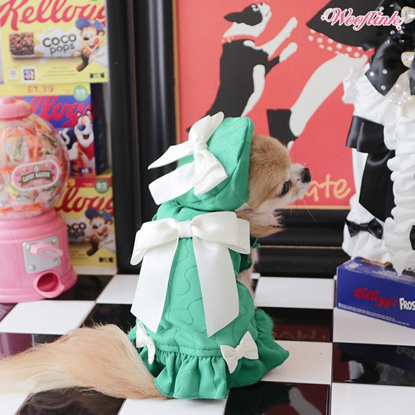 ウーフリンク WOOFLINK FEELING FAB BERET【小型犬 犬服 ヘアアクセサリー 帽子 ベレー帽 セレブ】