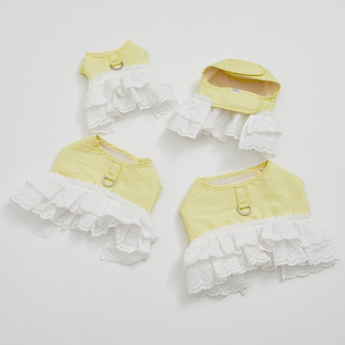 ルイスドッグ louisdog Lemonade Harness Set【小型犬 犬服 ハーネス リード セット セレブ 】