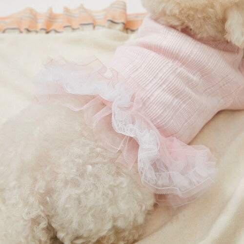 ルイスドッグ louisdog Strawberry TUTU TOP【小型犬 犬服 トップス Tシャツ セレブ】
