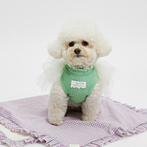 ルイスドッグ louisdog Melon Sleeveless Highneck【小型犬 犬服 トップス ノースリーブ セレブ】