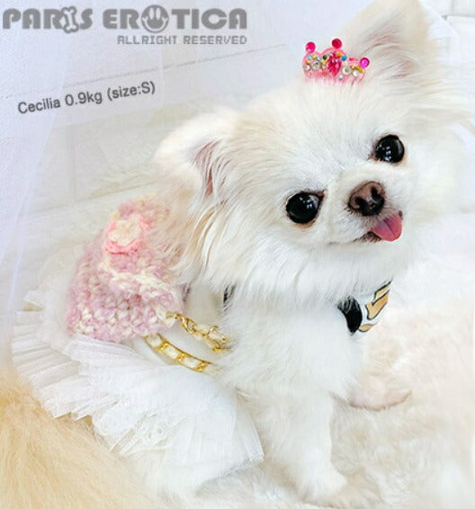 パリエロ PARIERO★受注生産★Chain BAG for Dogs【小型犬 犬服 アクセサリー バック ポシェット セレブ】