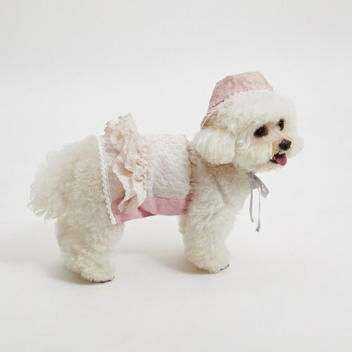 ルイスドッグ louisdog Palm Springs Popcorn Dress【小型犬 犬服 ワンピース ドレス セレブ】