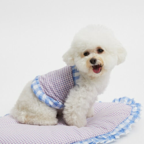 ルイスドッグ louisdog Palm Springs Organic Linen Dress【小型犬 犬服 ワンピース ドレス セレブ】