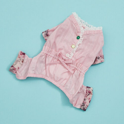ルイスドッグ louisdog Pinkade Jumpsuit【小型犬 犬服 ジャンプスーツ ツナギ セレブ】