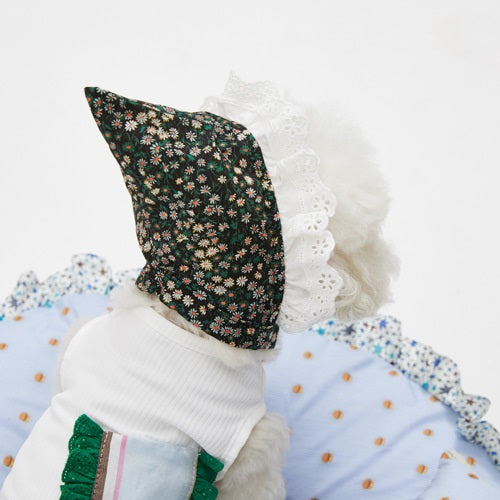 ルイスドッグ louisdog Liberty Margaret Bonnet【小型犬 犬用 アクセサリー ボンネット 帽子 セレブ】