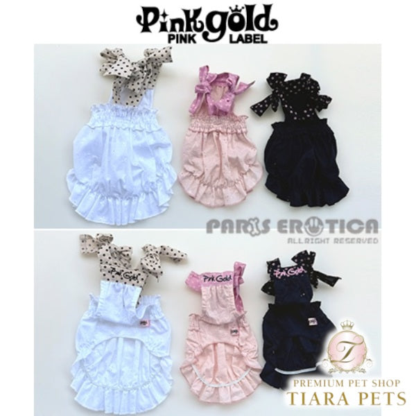 パリエロ PARIERO☆先行予約☆PG Cotton lace Sundress【小型犬 犬服 ワンピース ドレス セレブ】 – TIARA PETS