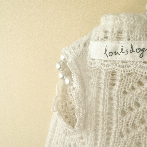 ルイスドッグlouisdogWhiteKnittedSleeveless