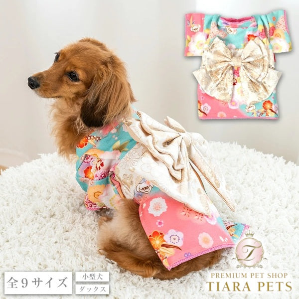 クレイジーブー CRAZYBOO 梅柄着物【犬服 小型犬 ウエア 着物 お正月 セレブ】 – TIARA PETS