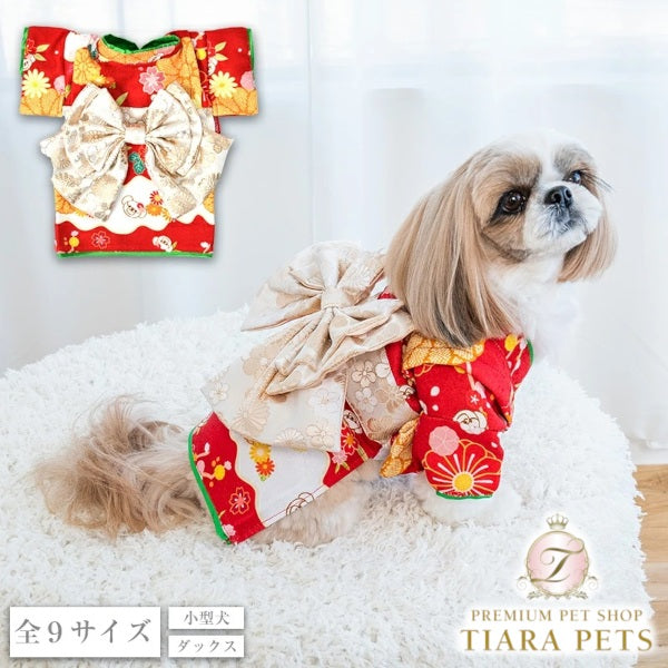 クレイジーブー CRAZYBOO 菊柄着物【犬服 小型犬 ウエア 着物 お正月 セレブ】 – TIARA PETS