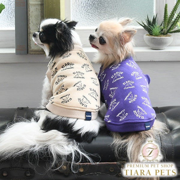 エクストララージ XLARGE ドローイングOGプルオーバー【小型犬 犬服