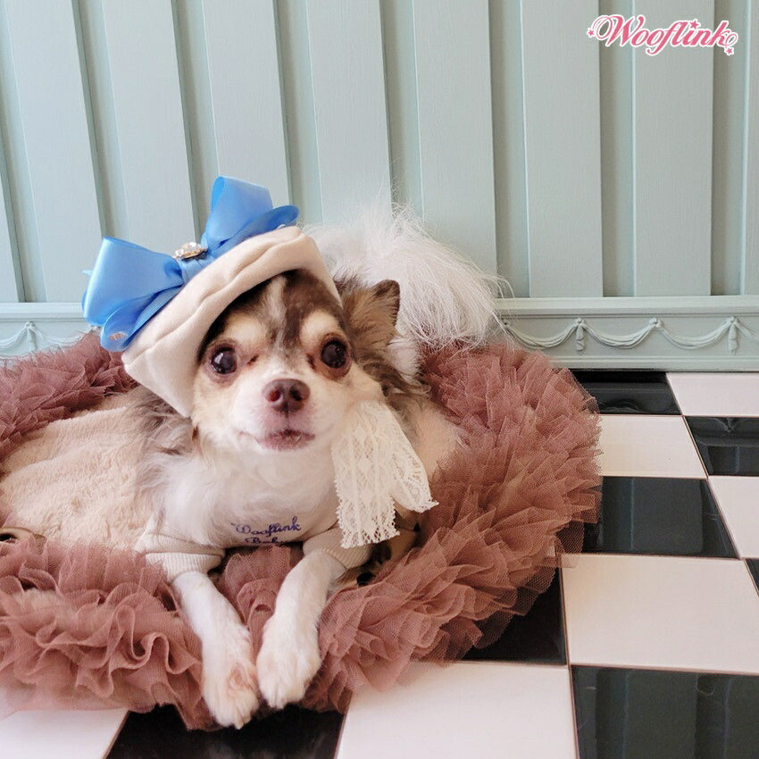 ウーフリンクWOOFLINKPANCAKEBREAKFASTBERET【小型犬犬用ヘアベレー帽帽子セレブ】