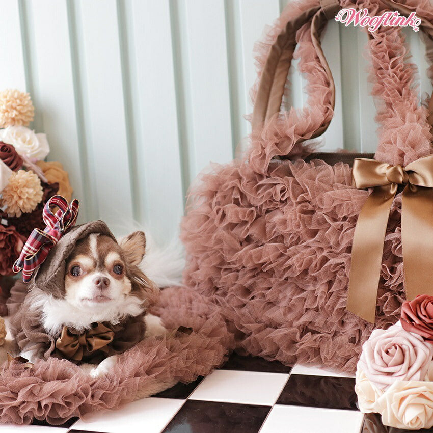 ウーフリンクWOOFLINKDAYDREAMBAGTULLE2【オーナー用キャリーバッグカバンセレブ】
