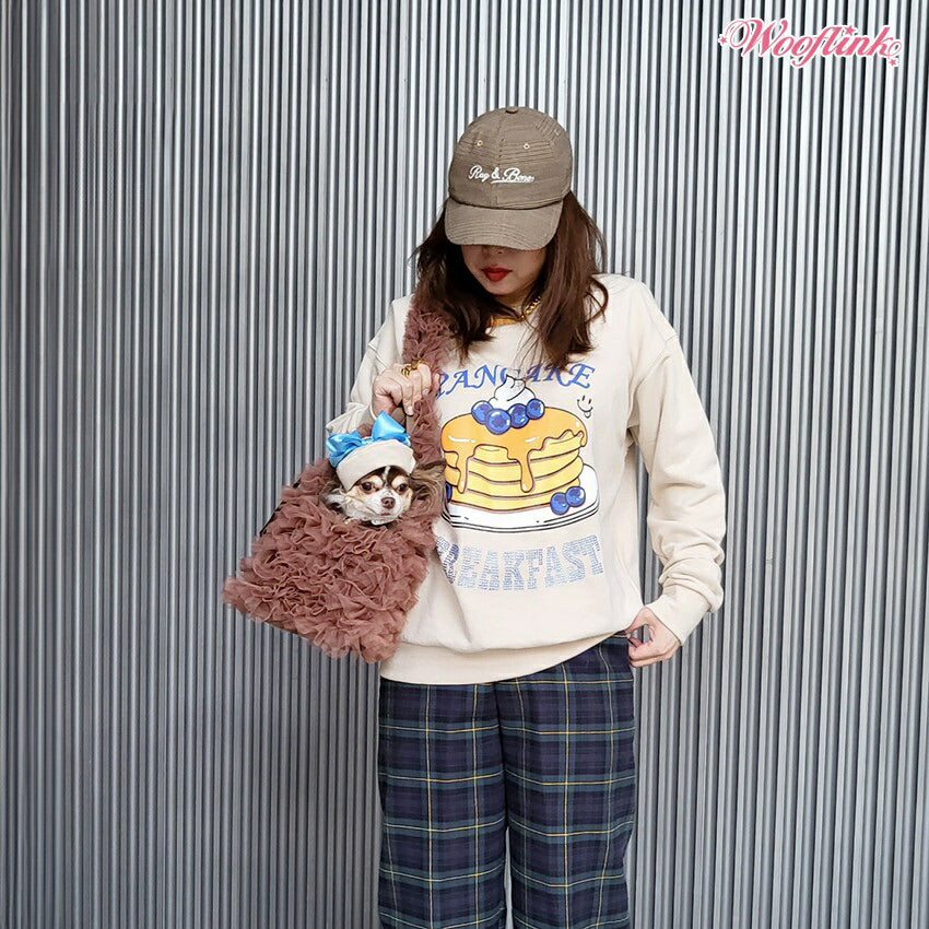 ウーフリンクWOOFLINKPANCAKEBREAKFASTSWEATSHIRTFORMOM【オーナー用トップススウェットセレブ】