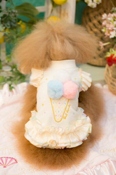 ブルブブ BUL BU-BU Ice Cream Camisole【小型犬 犬服 ウエア トップス キャミソールセレブ】