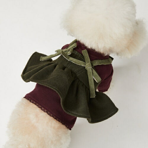 ルイスドッグ louisdog Khaki Virgin Wool TOP【小型犬 犬服 トップス ウール セレブ】