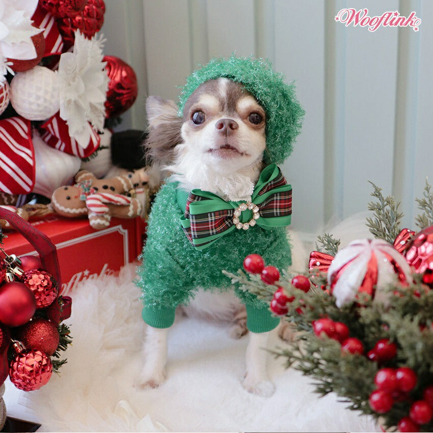 ウーフリンク WOOFLINK PERFECT HOLIDAY BERET【小型犬 犬用 ベレー帽 帽子 ヘアアクセサリー セレブ】