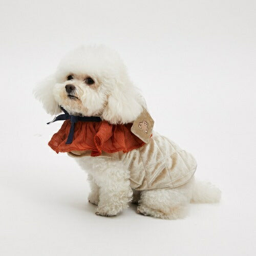 ルイスドッグ louisdog Brown Sheer Cape【小型犬 犬用 アクセサリー ケープ セレブ】