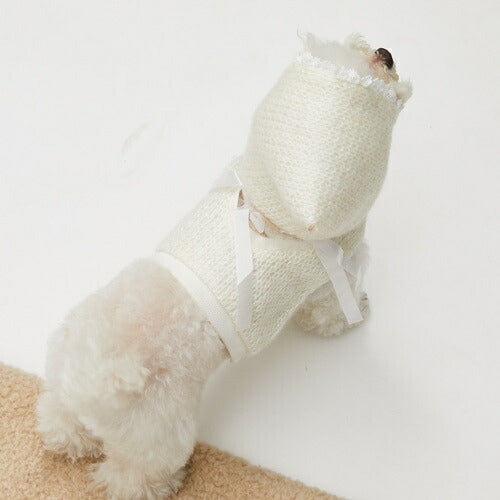 ルイスドッグ louisdog Glitter Snow Vest【小型犬 犬服 トップス ベスト セレブ】