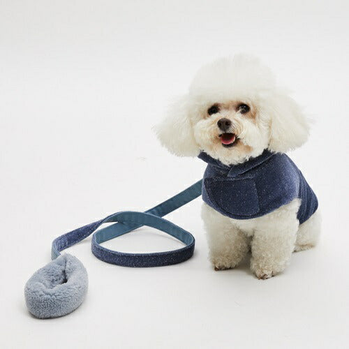 ルイスドッグ louisdog Walking Jacket/Teddy Blue【小型犬 犬服 アウター ジャケット セレブ】
