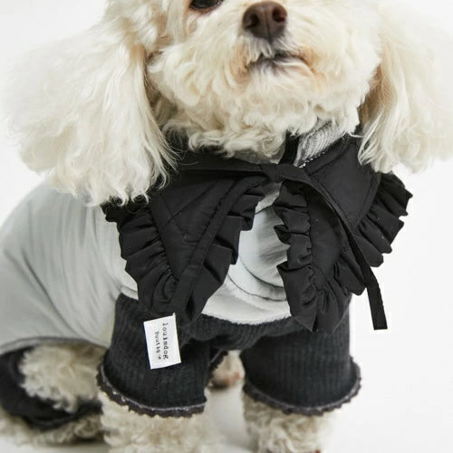 ルイスドッグ louisdog Black Beauty Cape【小型犬 犬用 アクセサリー ケープ 付け襟 セレブ】