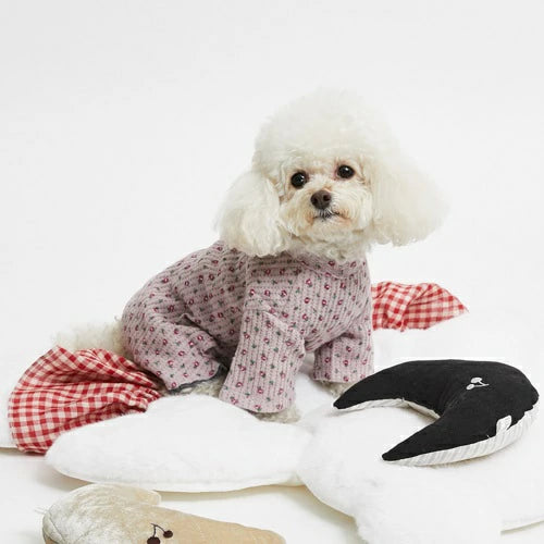 ルイスドッグ louisdog Lavender Jumpsuit【小型犬 犬服 ジャンプスーツ オールインワン ロンパース セレブ】