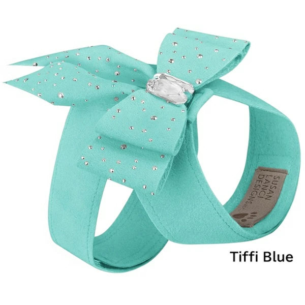 スーザンランシー Susan Lanci DESIGNS Silver Stardust Double Tail Bow Tinkie Harness 受注生産【小型犬 犬用 ハーネス セレブ】
