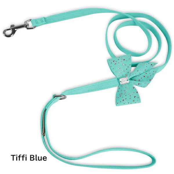 スーザンランシー Susan Lanci DESIGNS Silver Stardust Tail Bow Leash 受注生産【小型犬 犬用 リード リーシュ セレブ】