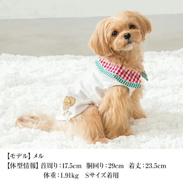 クレイジーブー CRAZYBOO スイカ襟タンク【犬服 小型犬 ウエア トップス タンクトップ セレブ】