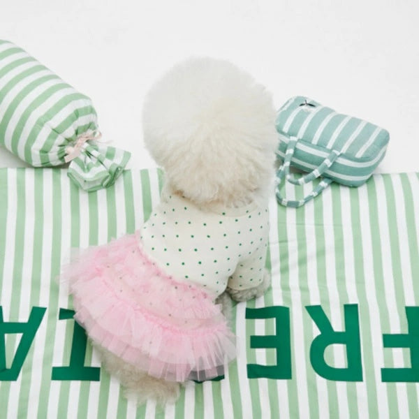 ルイスドッグ louisdog Polka Dots TUTU【小型犬 犬服 トップス ワンピース チュチュ セレブ 】
